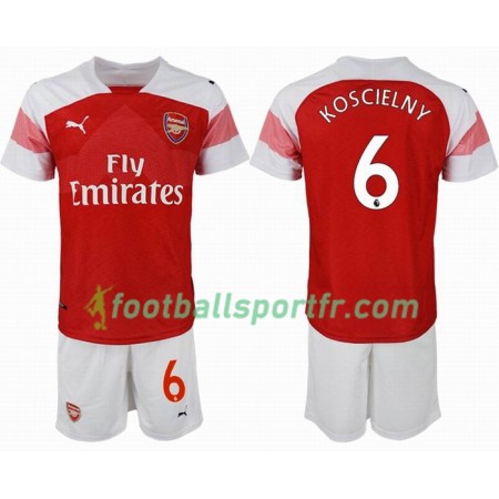 Tenue Arsenal KOSCIELNY 6 Enfant Domicile 2018-2019 Maillot de Foot